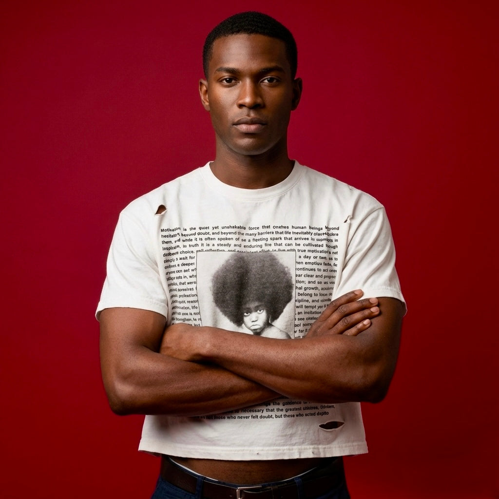 CROPPED BOXY TEE - "WHITE"